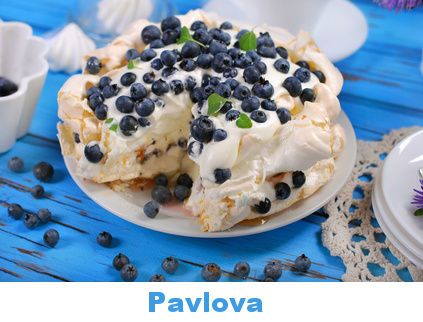 Genieße neuseeländischen Pavlova mit regionalem Weißwein aus Neuseeland