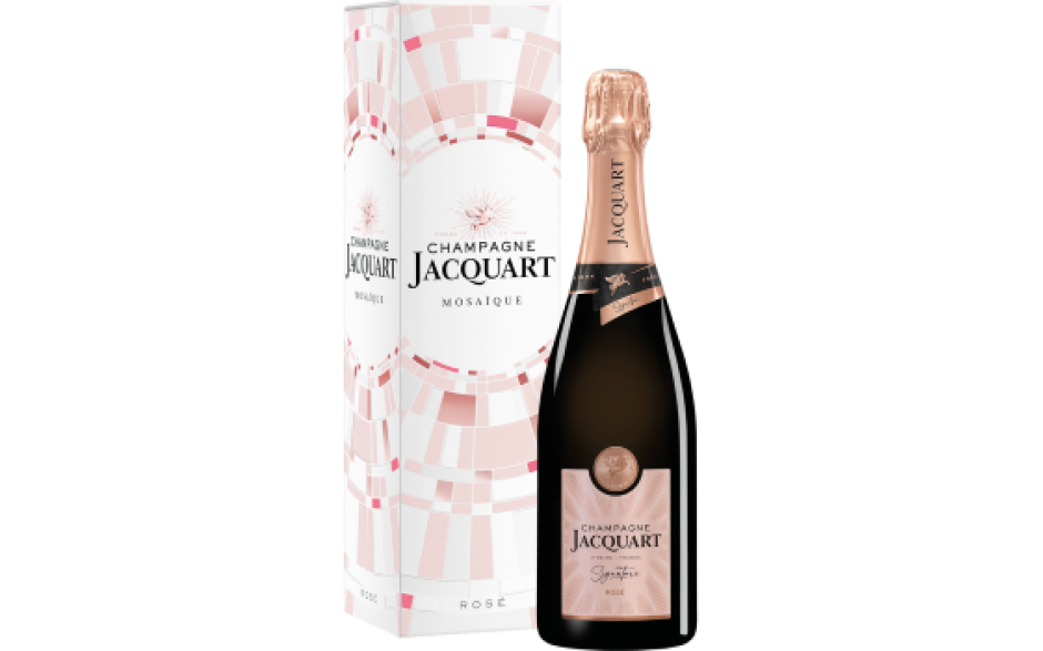 Champagne Jacquart Signature Brut Rosé Geschenkverpackung, Champagne Jacquart