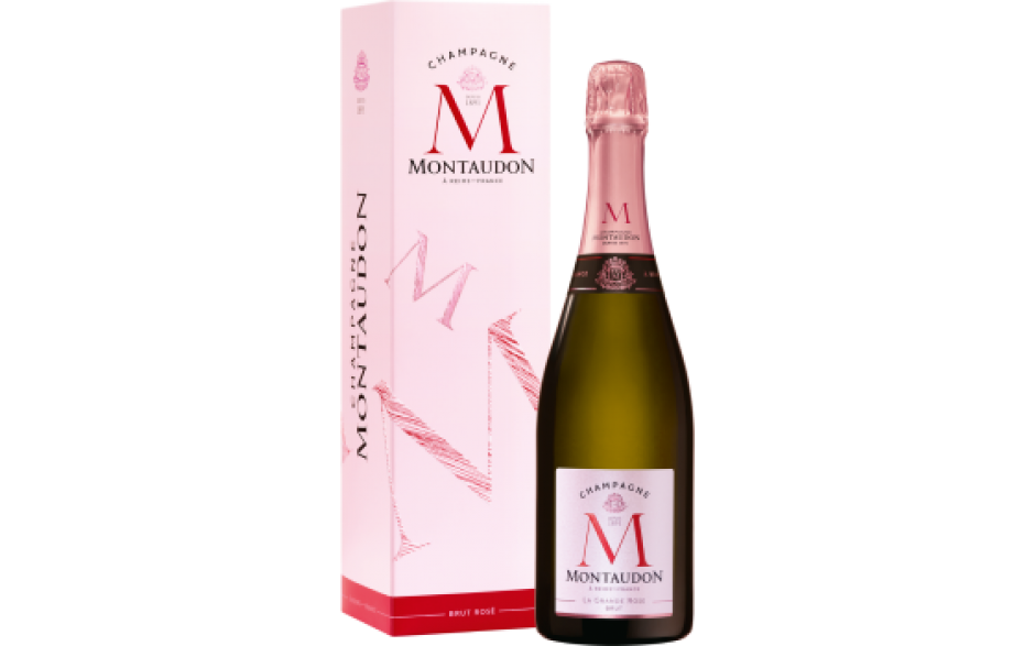 Champagne Montaudon Grande rose in Geschenkpackung