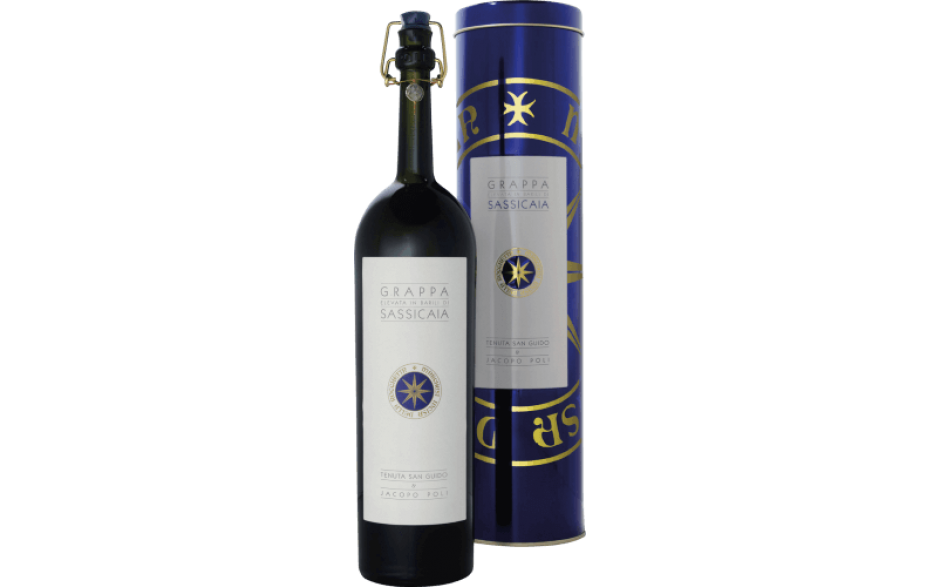 Barili di Sassicaia 40° Grappa di Uve, Jacopo Poli