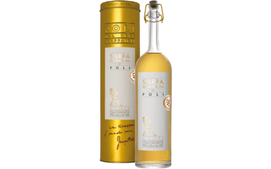 Grappa Sarpa Oro di Poli 40°, Jacopo Poli