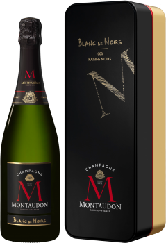 Blanc de Noirs in Bentobox, Champagne Montaudon