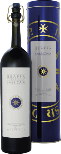 Barili di Sassicaia 40° Grappa di Uve, Jacopo Poli