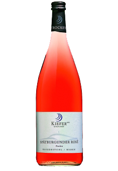 Späburgunder Rosé 1l tr. , Weingut Kiefer