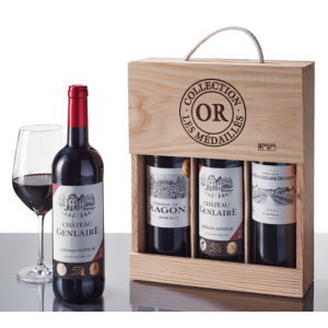 3 Flaschen Vins de Bordeaux - Goldprämiert