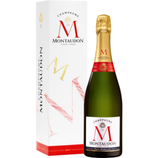 Champagne Montaudon Brut in Geschenkpackung
